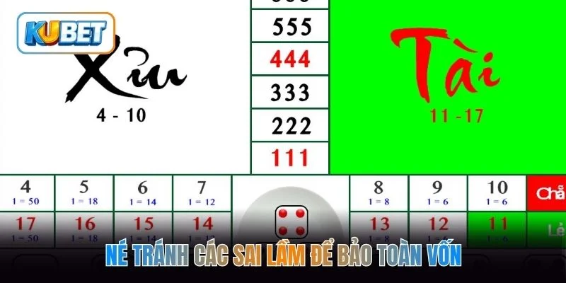 Né tránh các sai lầm để bảo toàn vốn